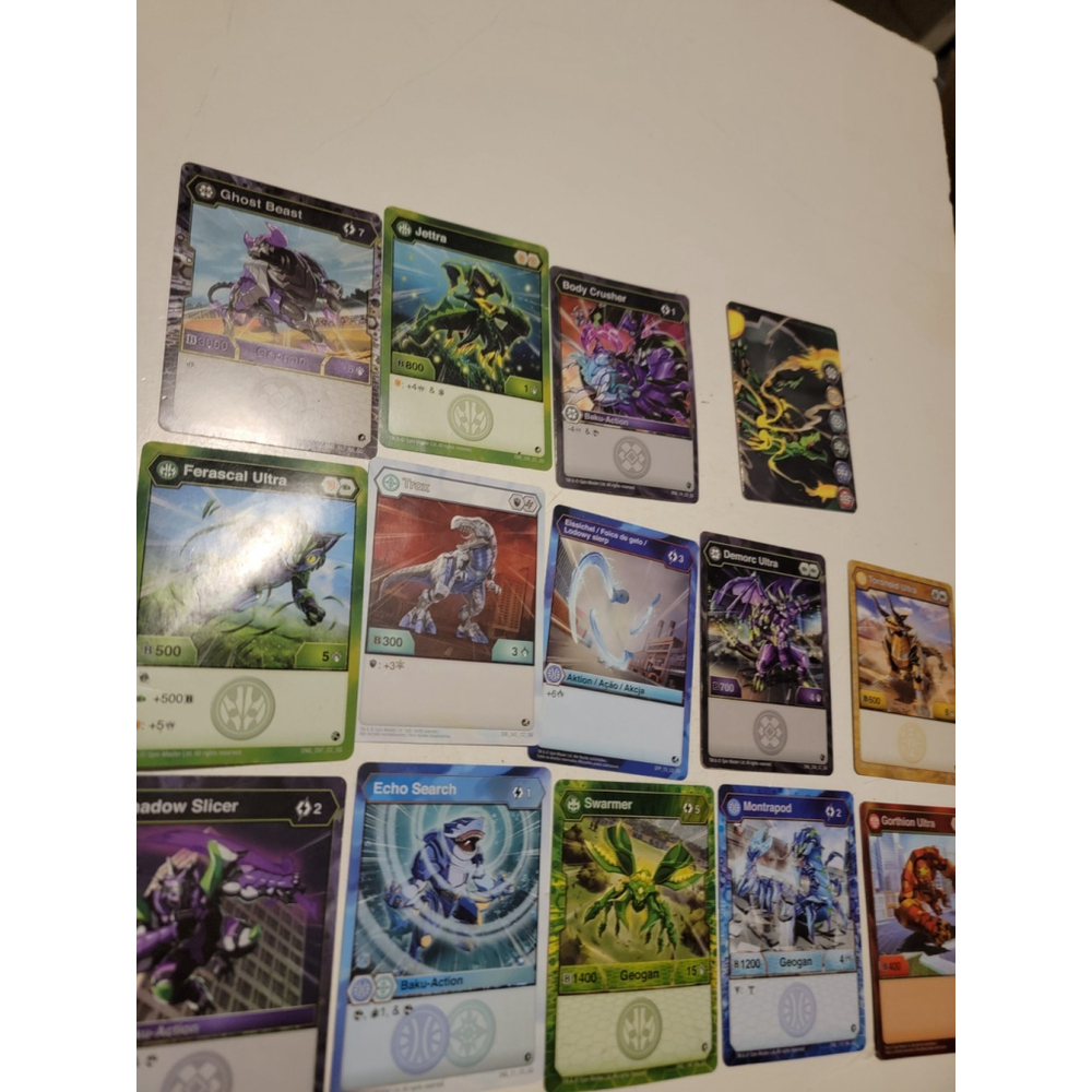 14 Bakugan TCG Trading Cards Various Characters